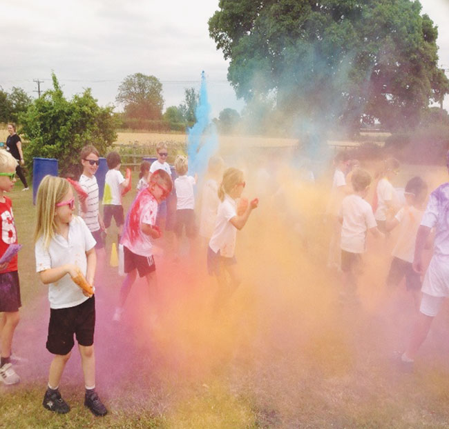 Crayke Colour Run report....as featured in The Easingwold Advertiser & Weekly News 6th August July 2022
